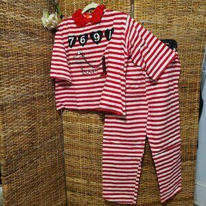 1960's NWT RARE 7691 Prisoner of Love Flannel PJ's / Halloween Costume Sz 38